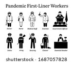 Virus Pandemic First Liner...