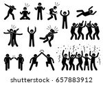 Celebration Poses And Gestures. ...