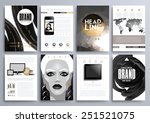 set of design templates for... | Shutterstock .eps vector #251521075