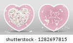 valentines   white apple... | Shutterstock .eps vector #1282697815