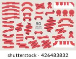 vector banner ribbons. set of... | Shutterstock .eps vector #426483832