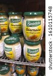 Small photo of Paris / France - Dec. 10, 2019: Benedicta Bernaise Sauce in French Supermarket