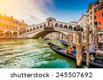Panoramic View Of Famous Canal...