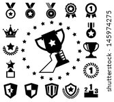 Trophy And Awards Icons Set