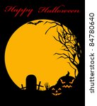 halloween illustration | Shutterstock .eps vector #84780640