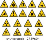 safety signs for your vector... | Shutterstock .eps vector #2759604