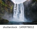 Beautiful skogafoss waterfall...