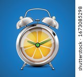  time for vitamins   citrus... | Shutterstock .eps vector #1673085298