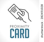 logo   proximity card  ... | Shutterstock .eps vector #282451028