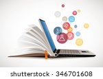 it communication   e learning   ... | Shutterstock .eps vector #346701608