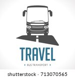 bus transport logo | Shutterstock .eps vector #713070565