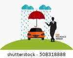car insurance business service. ... | Shutterstock .eps vector #508318888