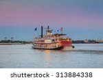 New Orleans paddle steamer in Mississippi river in New Orleans,   Louisiana