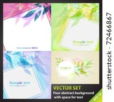 four abstract background with... | Shutterstock .eps vector #72466867