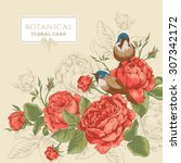 Botanical Floral Card In...