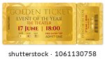 Golden Ticket Template  Concert ...