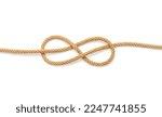 Nautical rope knot  figure...