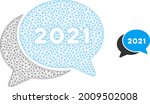mesh 2021 chat messages model... | Shutterstock .eps vector #2009502008