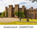 Small photo of PERTH, SCOTLAND 2022, August 14: A view of the magnificent Scone Palace, historic building and attraction in the village of Scone and the city of Perth, Scotland