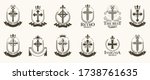 vintage christian crosses... | Shutterstock .eps vector #1738761635