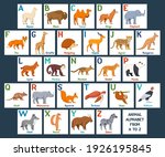 cute animals alphabet cards for ... | Shutterstock .eps vector #1926195845