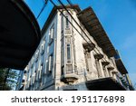 Small photo of BANGKOK, THAILAND - APRIL 6: The Mustang Blu, is hotel and cafe situated on China town area introduce the culture have turned street into the harmonised mixture of old and new lifestyle on Apr 6, 2021