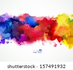 Bright Watercolor Stains 