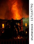 Small photo of Rio de Janeiro, Brazil - september 02, 2018: Fire in the museum of Brazil, incalculable loss as a lost 200-years-old Rio Museum Institution