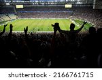 Small photo of Rio, Brazil - June 12, 2022: fans in match between Vasco vs cruzeiro by 11th round of Brazilian Championship in Maracana Stadium