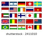 flag buttons | Shutterstock . vector #2411010