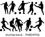 soccer player vector | Shutterstock .eps vector #94804936