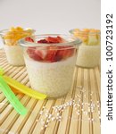 Small photo of Tapioca pudding with fresh fruits