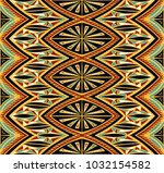 geometric folklore ornament.... | Shutterstock .eps vector #1032154582