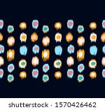 polka dot pattern. ikat... | Shutterstock .eps vector #1570426462