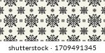 lace border. ikat seamless... | Shutterstock .eps vector #1709491345