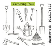 Gardening Tools Vector...
