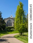 Small photo of ARUNDEL, UK - MAY 5TH 2018: A view of the beautiful Fitzalan Chapel, located in the grounds of Arundel Castle in Arundel, West Sussex, UK, on 5th May 2018.