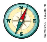 vector illustration of compass... | Shutterstock .eps vector #156938378