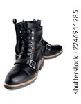 Black Pointy Women's Boots With ...
