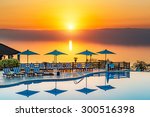 Sunset At Dead Sea Viewed From...