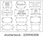 swirl frames | Shutterstock .eps vector #320940308
