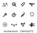 Bicycle Part Icons Series  In...