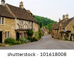 Quaint Town Of Castle Combe In...