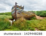 Abandoned Decaying Wooden Boat...