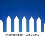 a white picket fence background ... | Shutterstock . vector #13524241