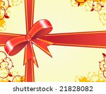 vector detailed bow | Shutterstock .eps vector #21828082