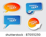 set of banners | Shutterstock .eps vector #87055250
