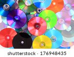 CD and dvd color background