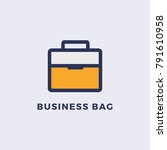 business bag logo design... | Shutterstock .eps vector #791610958