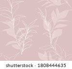 elegant floral seamless pattern ... | Shutterstock .eps vector #1808444635